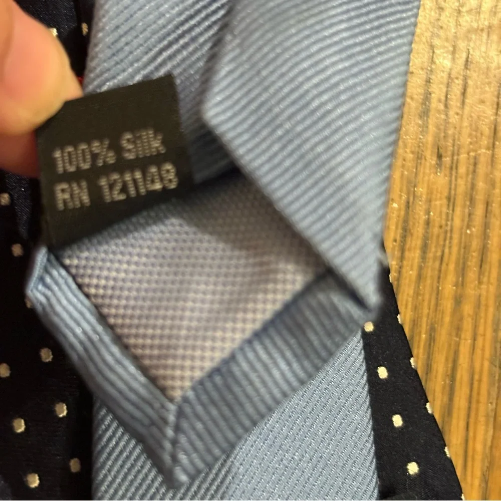 Tommy Hilfiger 100% Silk Polka Dot Necktie